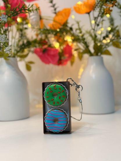 3D-gedruckter Donut-Fidget – Niedliches Stressabbau-Spielzeug | Mini-Donuts