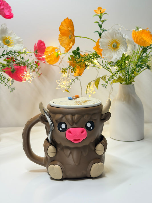 Ferdinand Highland Cow Eiscreme-Becher